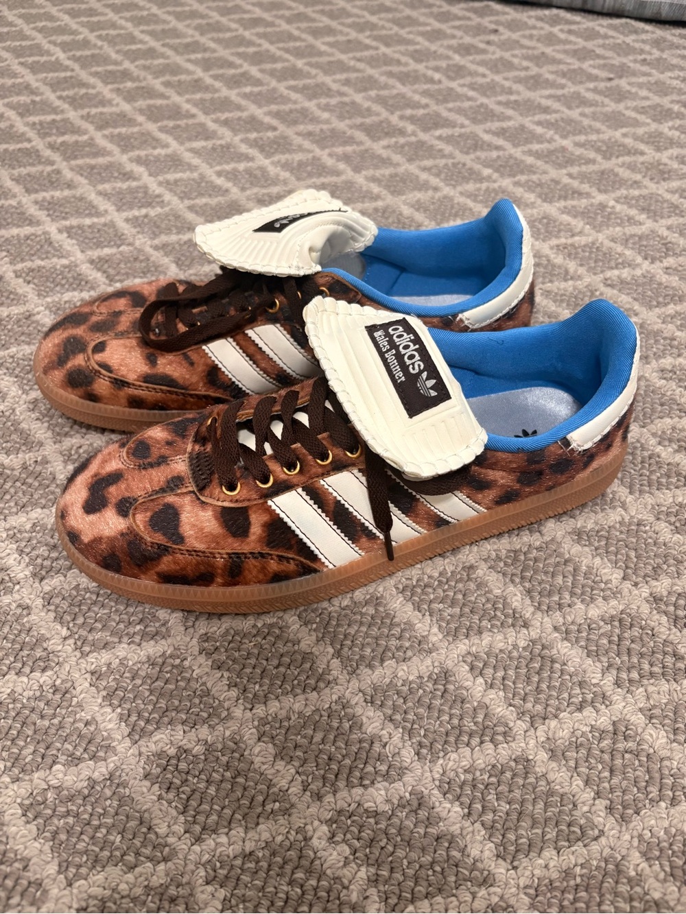 Leopard adidas wales bonner